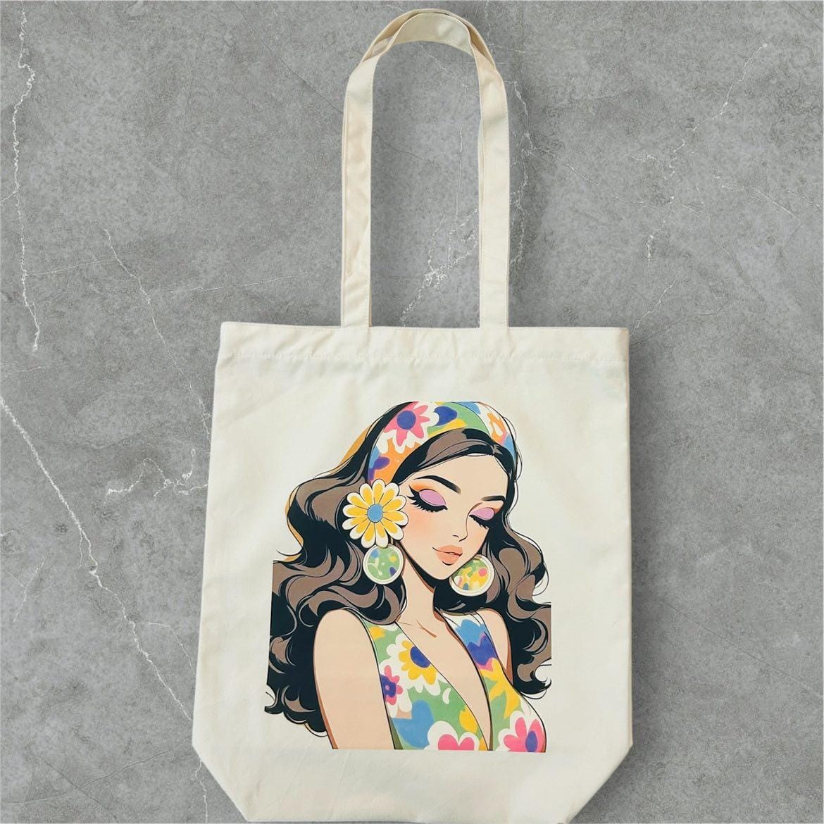 Canvas Tote bag With Zip