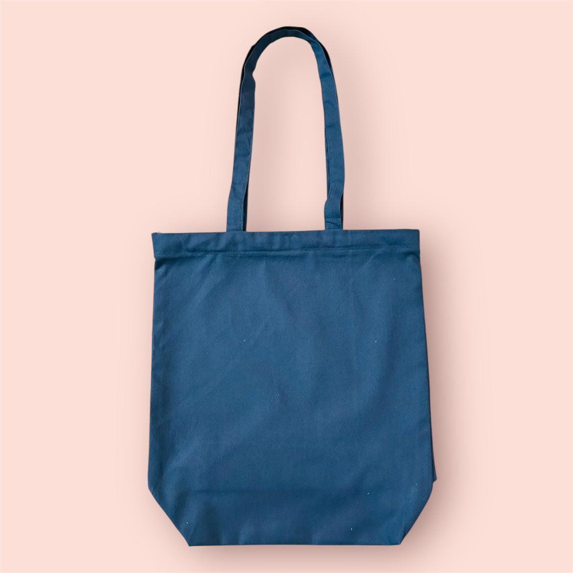 Plain Tote Bag With Zip