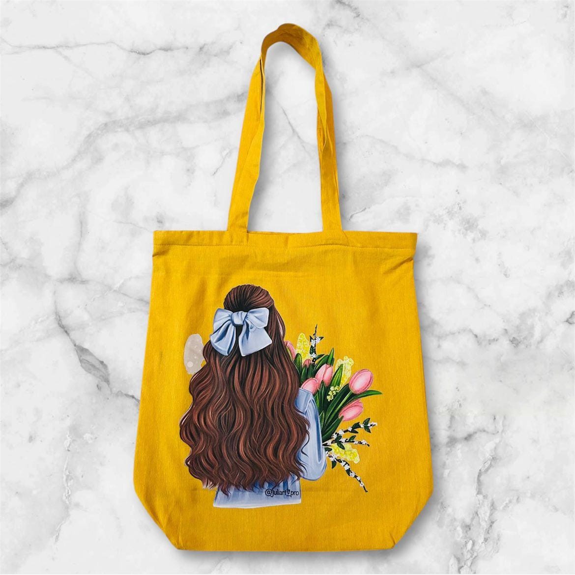 Khaddar Tote Bag With Zip