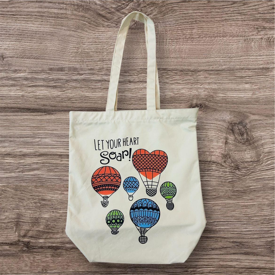 Canvas Tote Bag With Zip