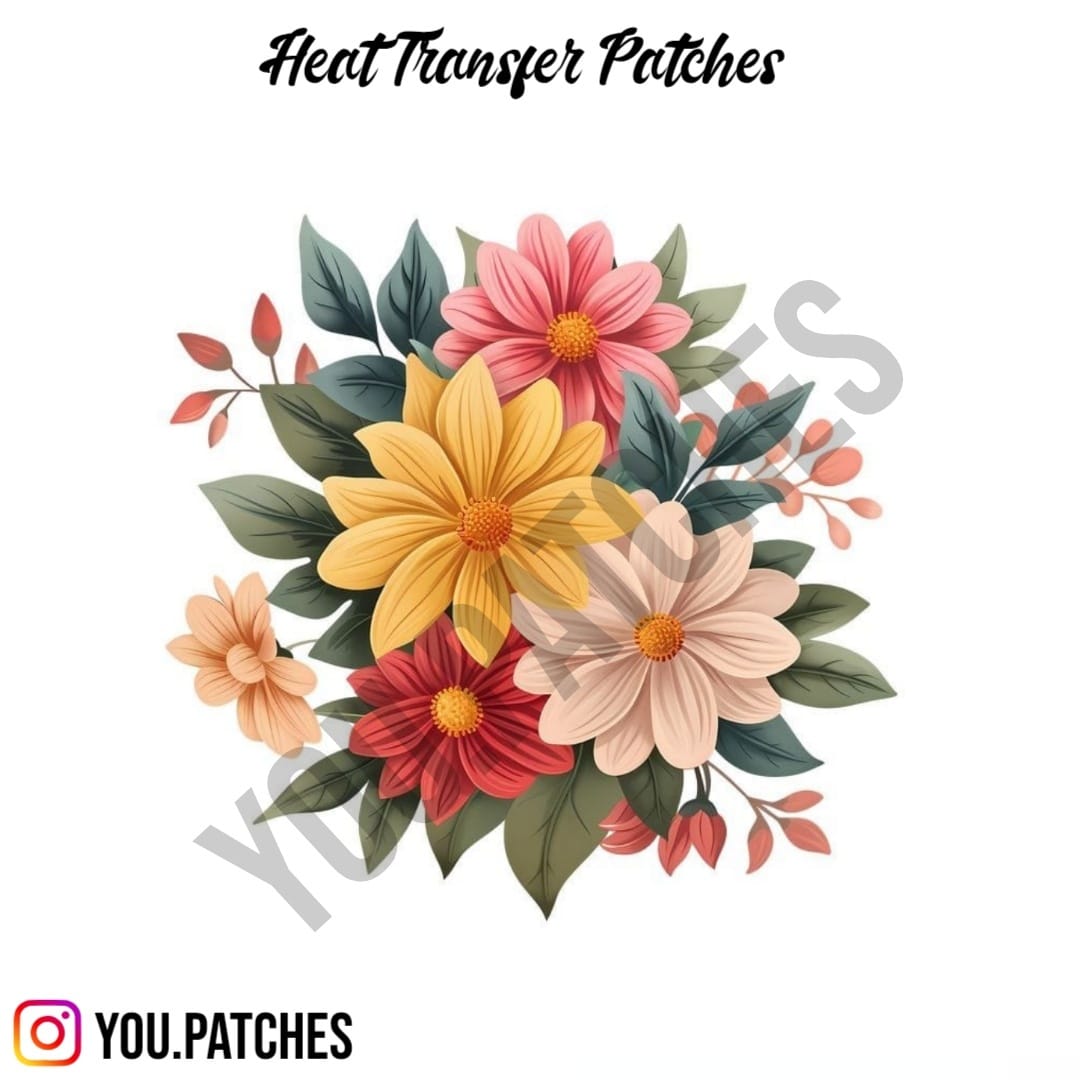 Heat Transfer Flower Bunch