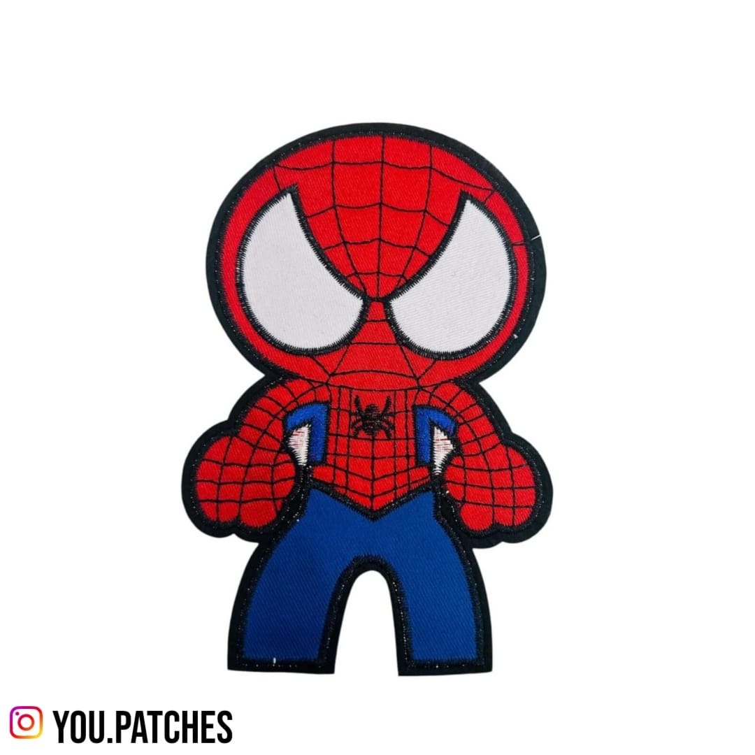 Embroided Iron On Spiderman Patch