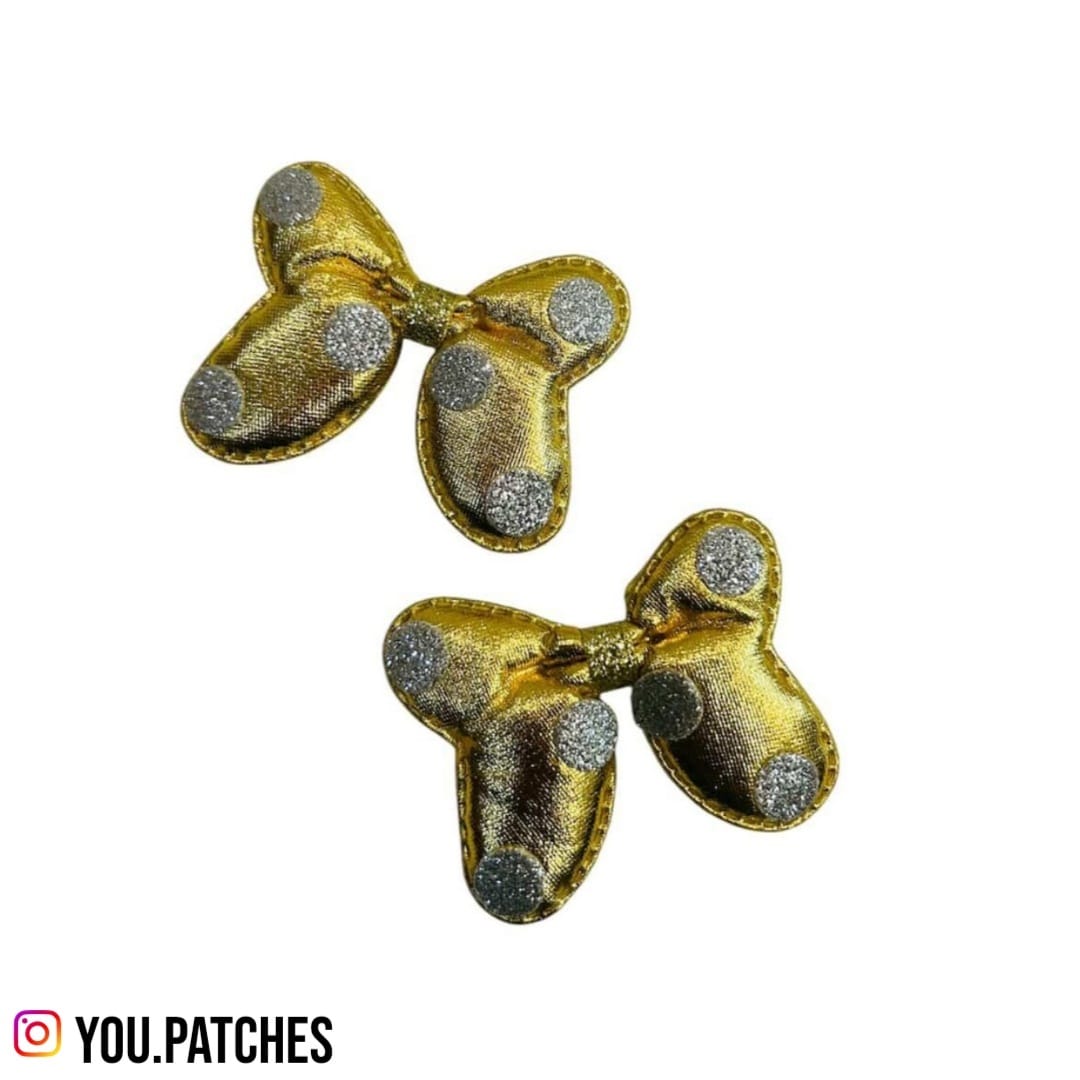 Golden Bow Patch (Pack of 2)