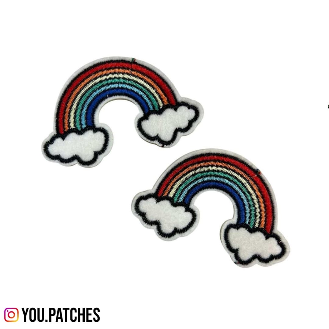 Embroided Rainbow Patch (Pack of 2)