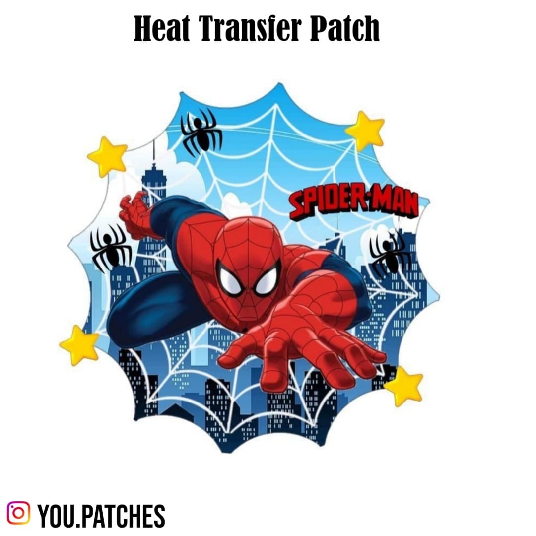 Heat Transfer Spiderman Patch