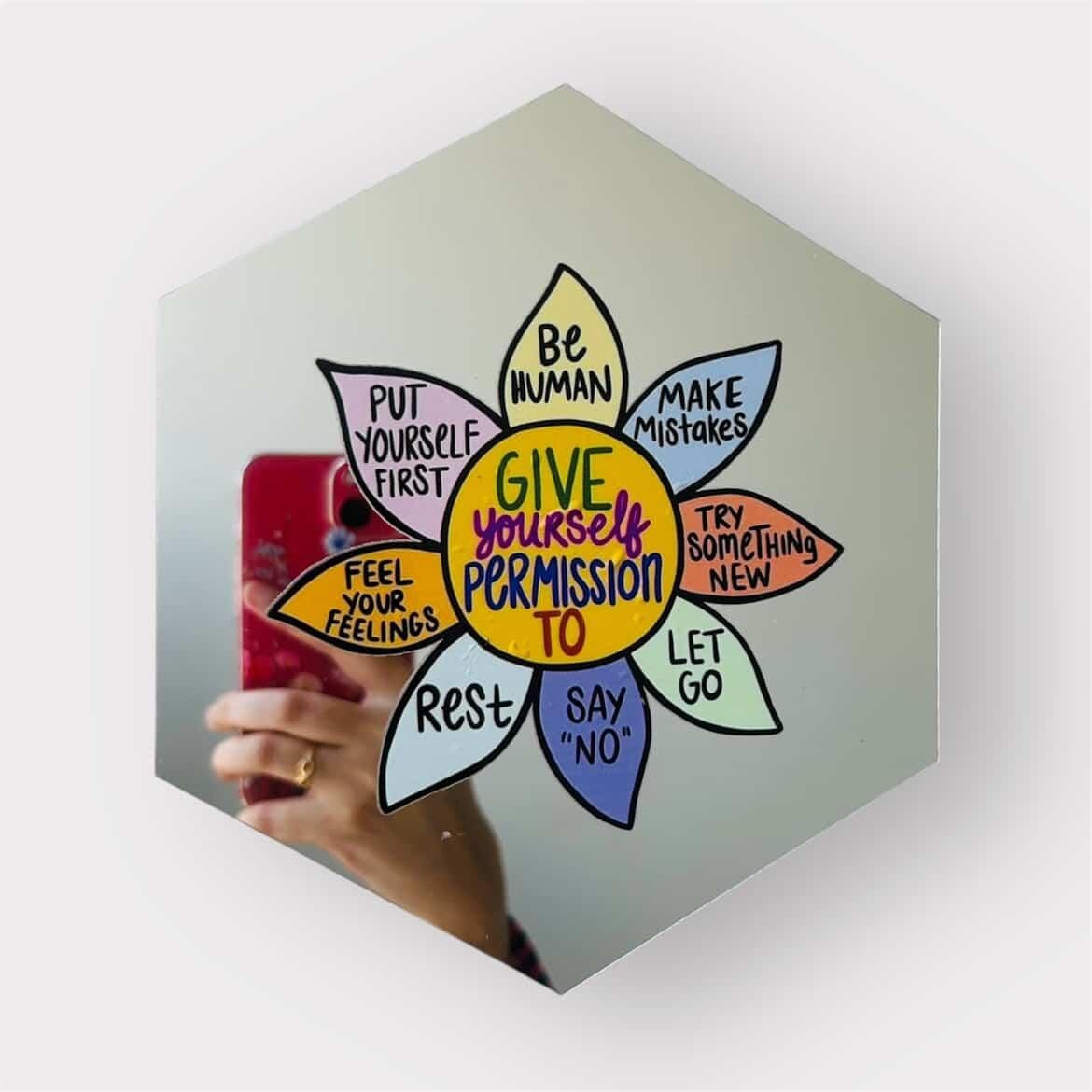 Wall Decor Mirror (Motivation)