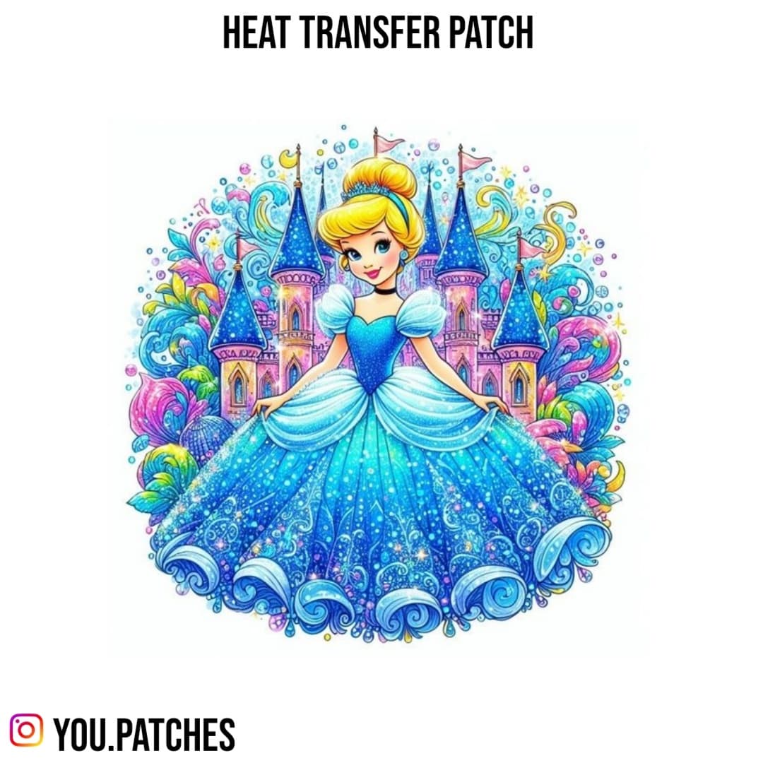 Heat Transfer Cinderalla Patch