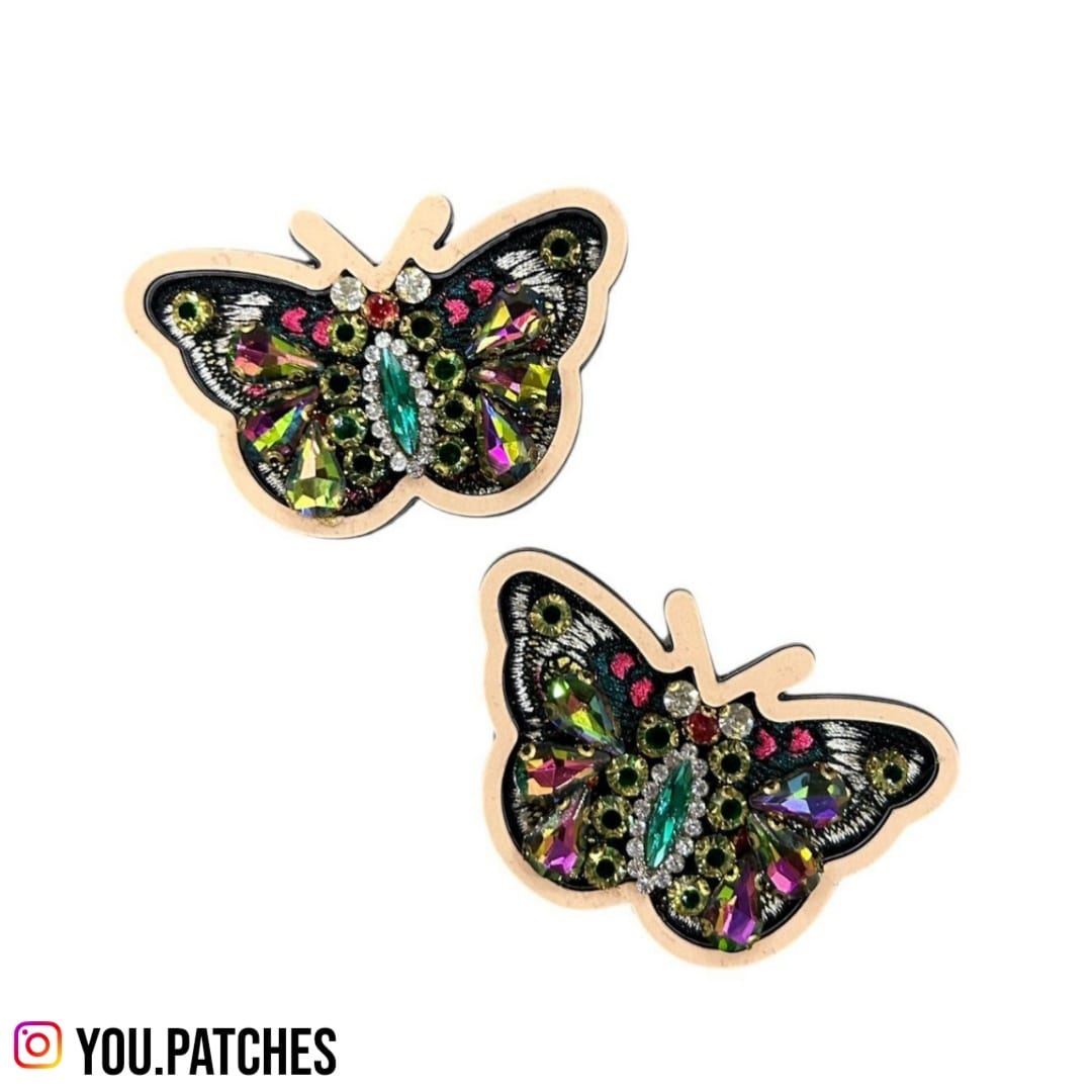 Embellished Butterfly Patch (Pack of 2)