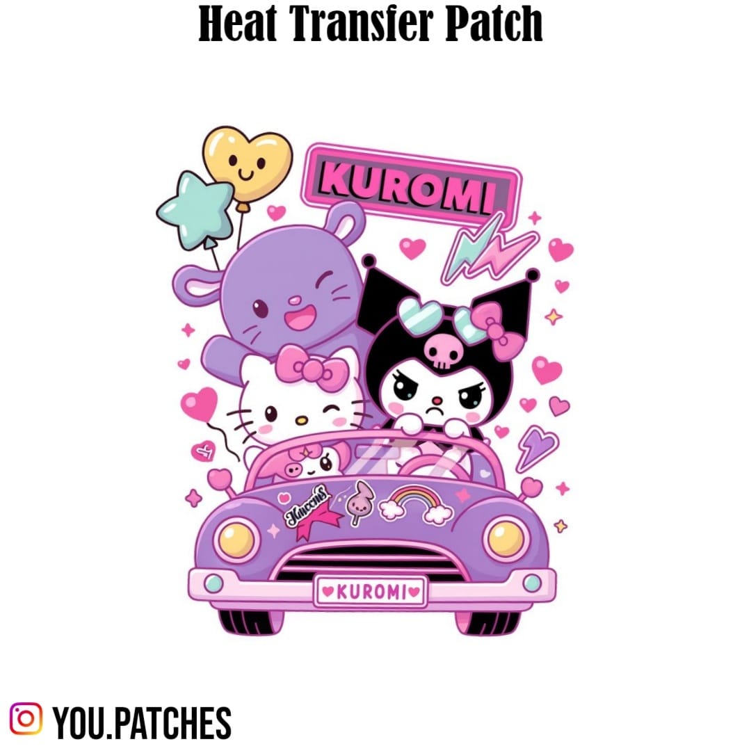Heat Transfer Kuromi Patch