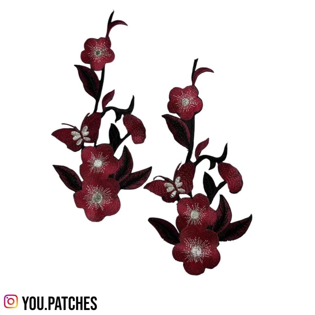 Embroided Flower Bail (Pack of 2)