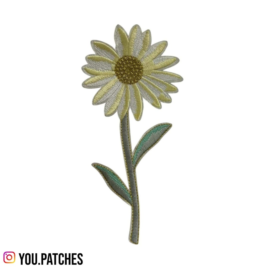 Embroided Iron on Flower Patch