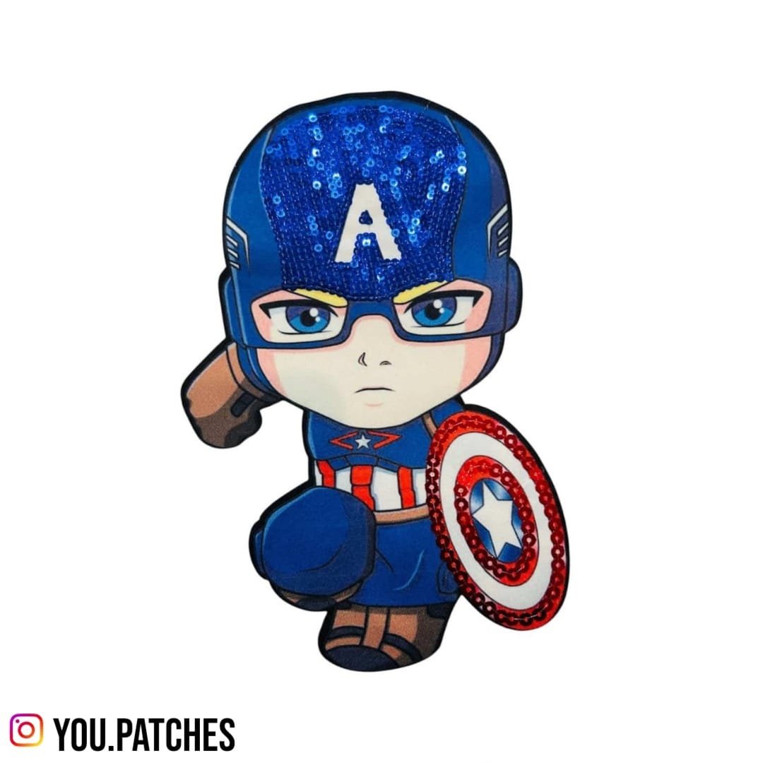 Iron On Captain America Patch