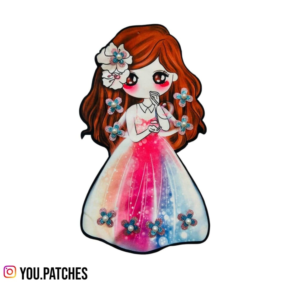 Embellished Doll Patch