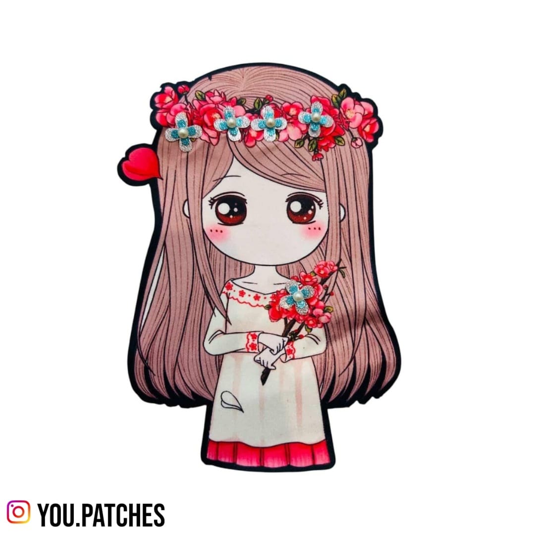 Embellished Doll Patch