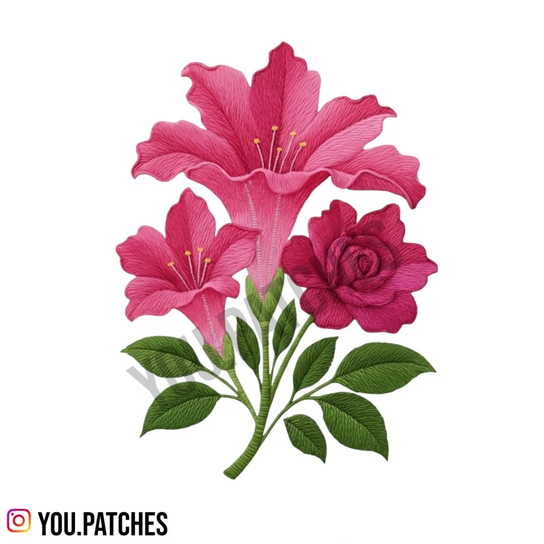 Heat Transfer Flower Patch