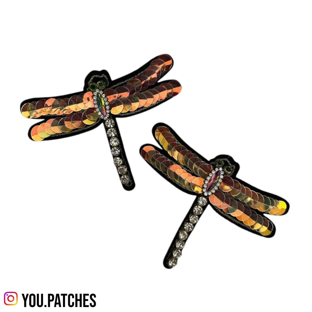 Embellished Flies Patch (Pack of 2)