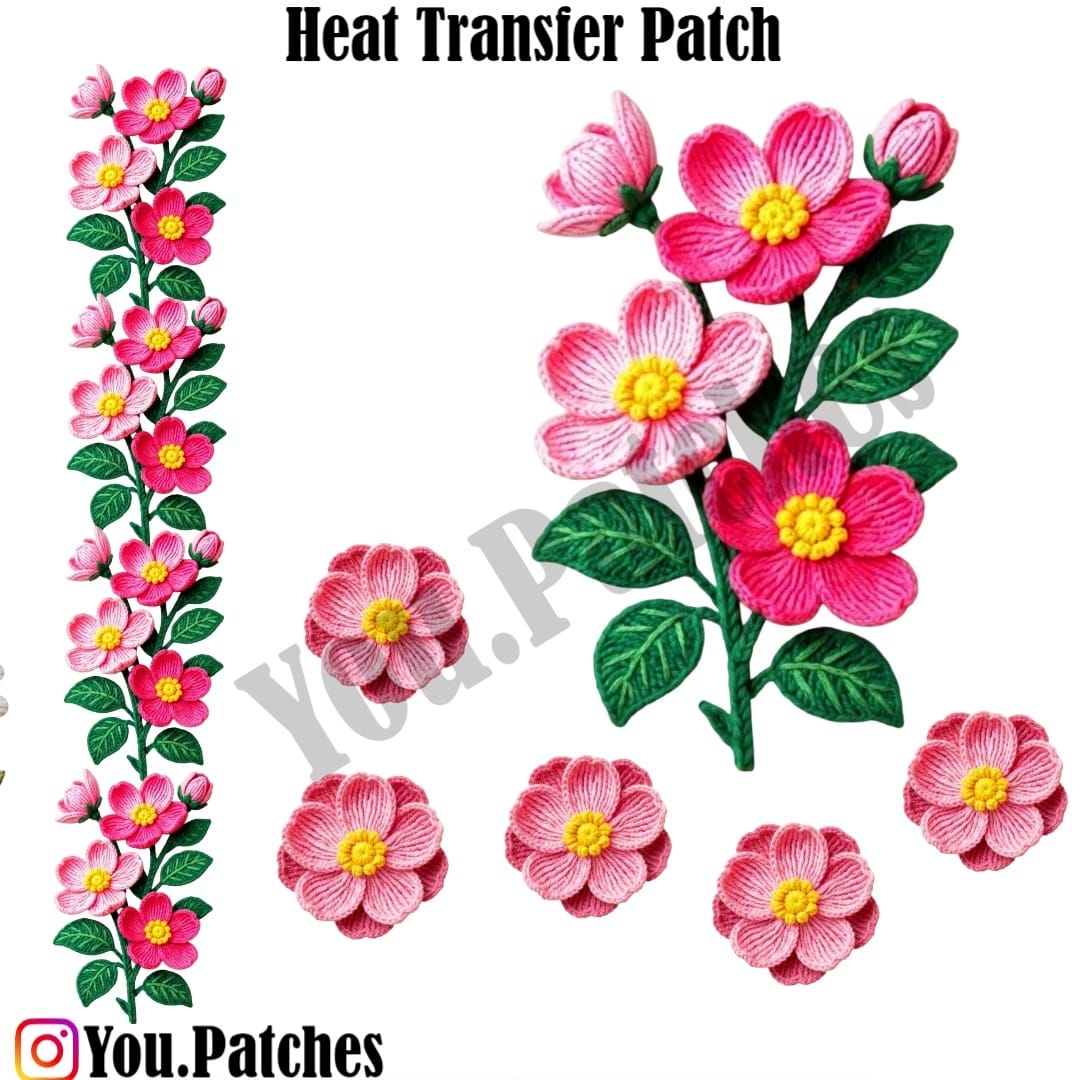 Heat Transfer Flower Bail Deal (Pack of 7)
