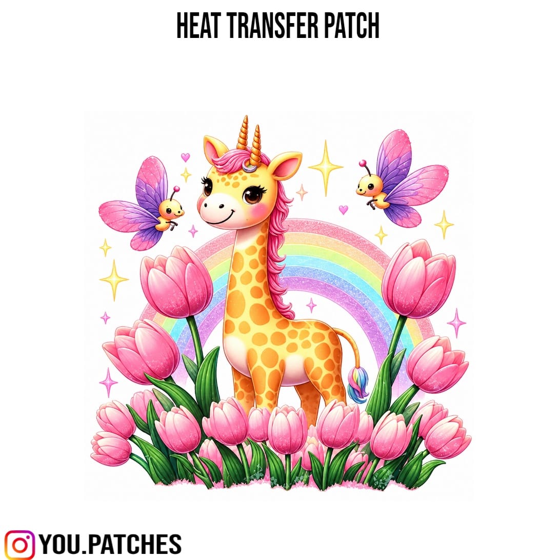 Heat Transfer Giraffe Patch