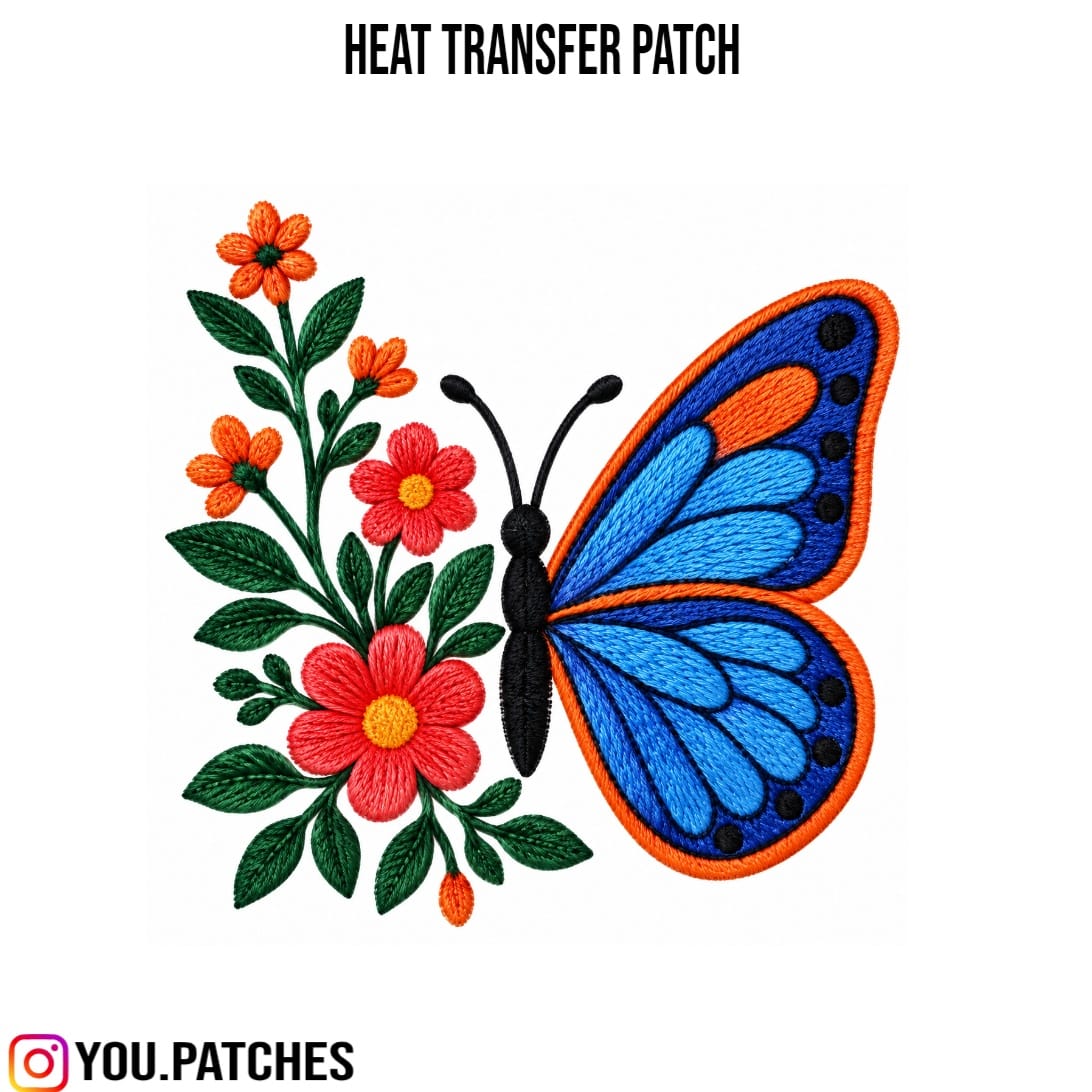 Heat Transfer Butterfly Patch
