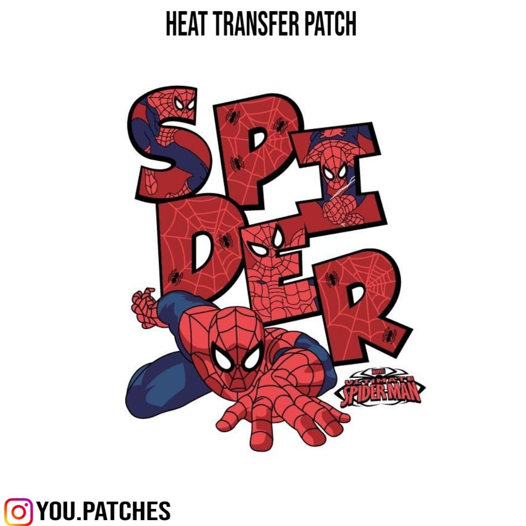 Heat Transfer Spiderman Patch