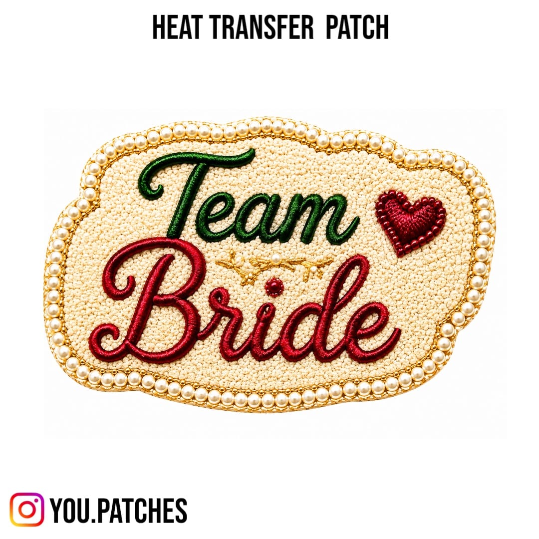 Heat Transfer Wedding Patch