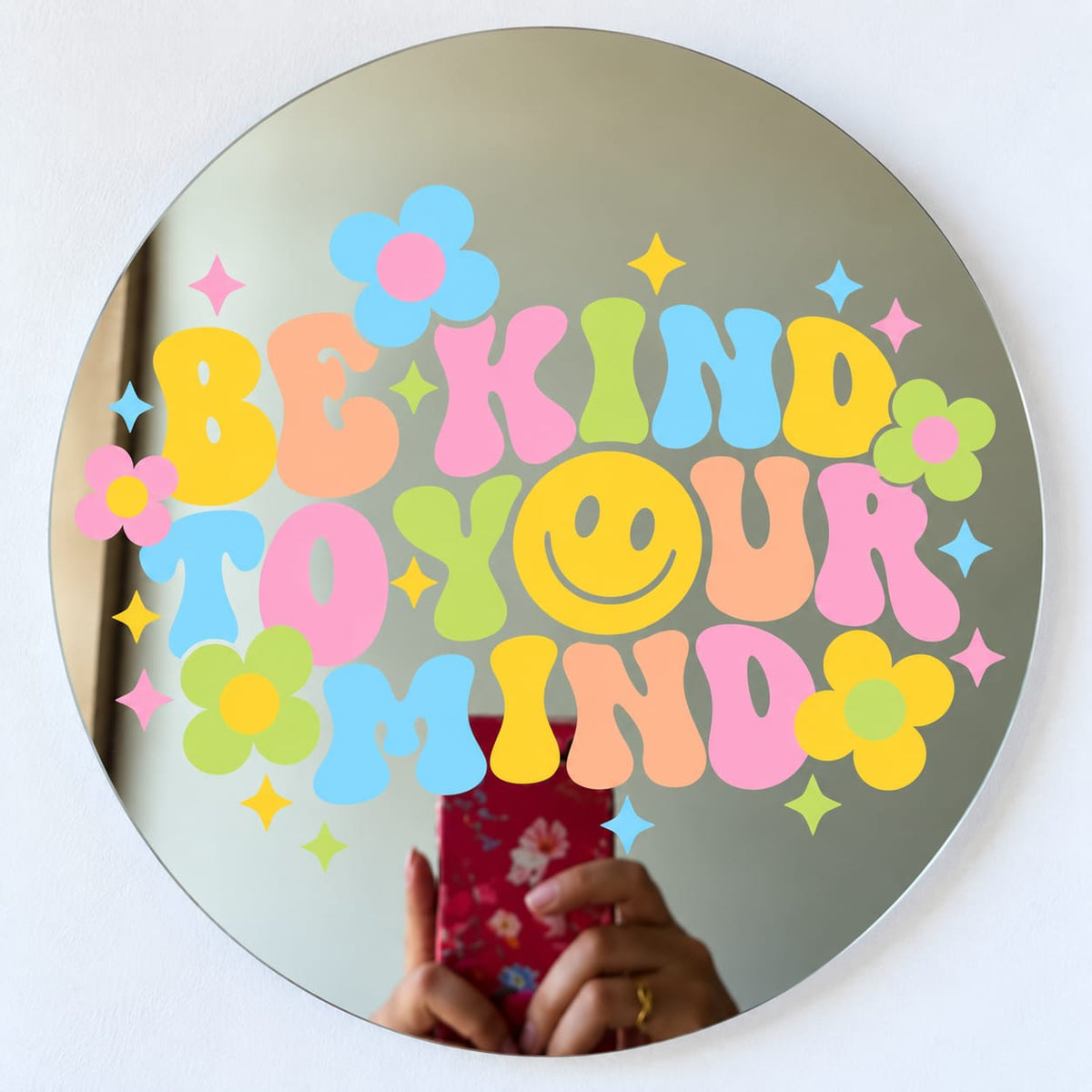 Self Adhesive Wall Decor Mirror