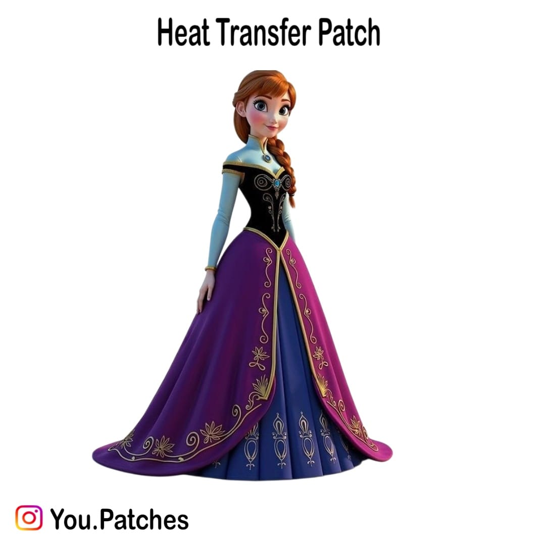 Heat Transfer Princess Patch