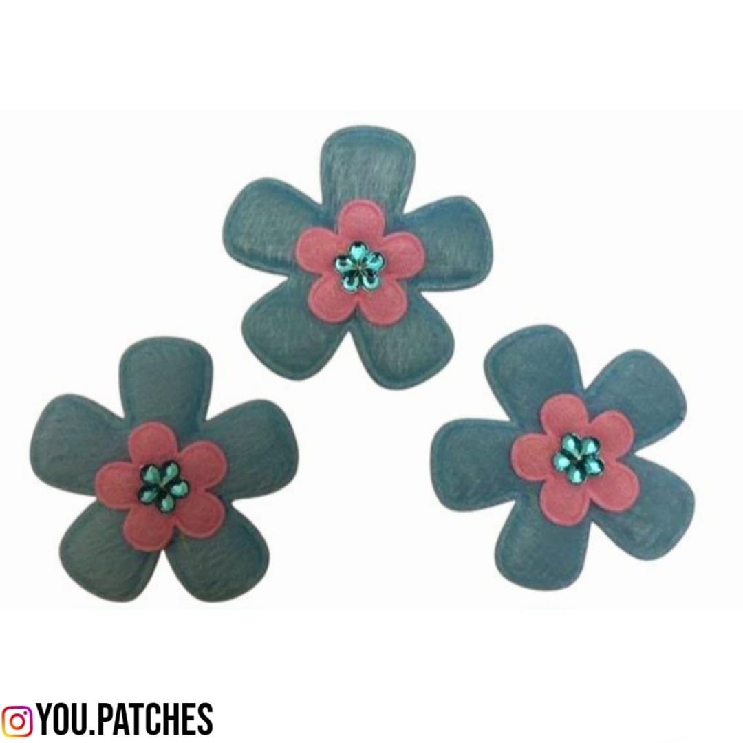 Foamic Flowers Patch (Pack of 3)