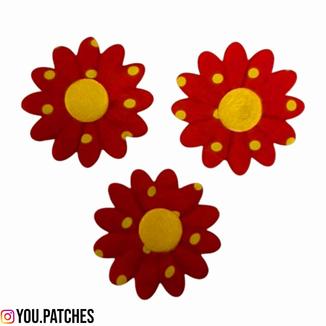 Foamic Flowers Patch (Pack of 3)