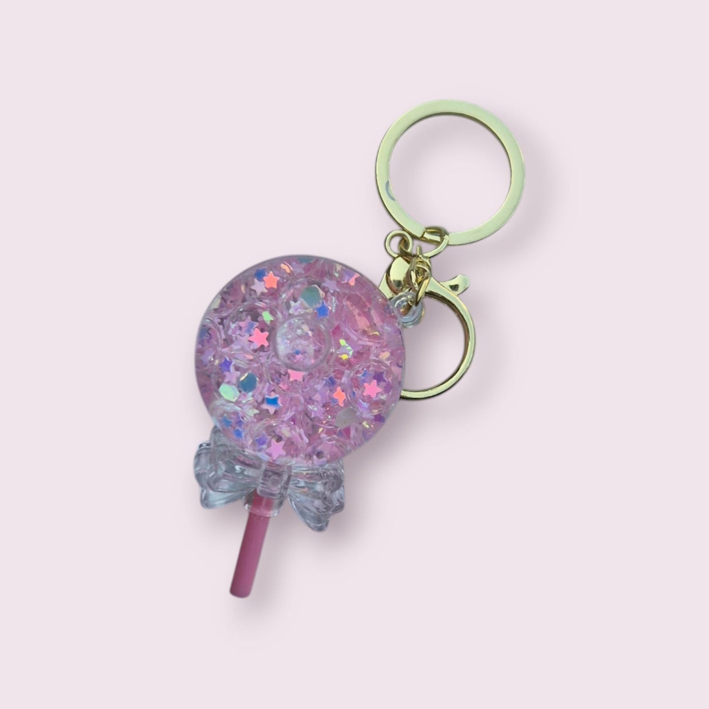 Crystal Liquid Candy Shaped Key Chain