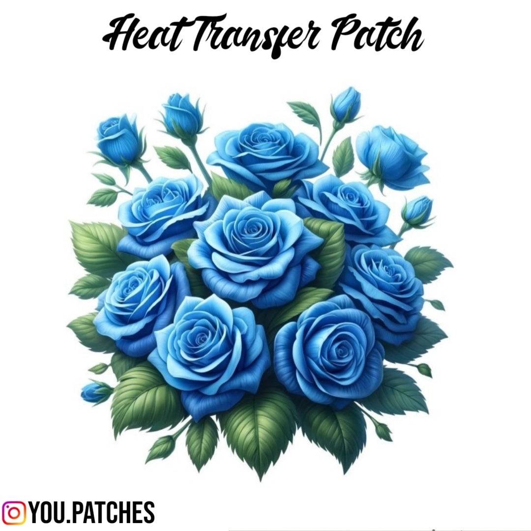 Heat Transfer Flower Bail Patch