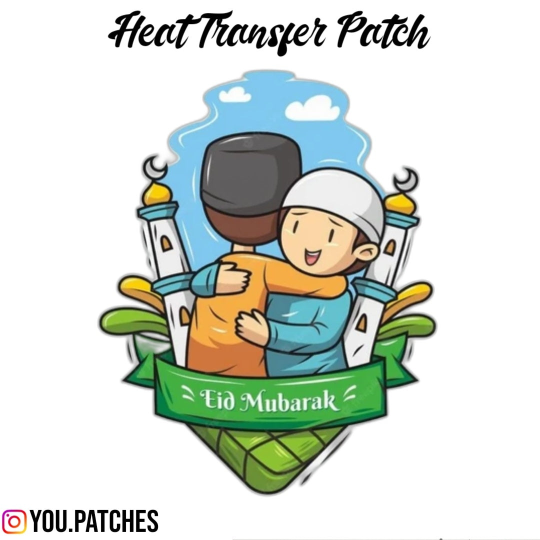 Heat Transfer Eid Mubarak Patch