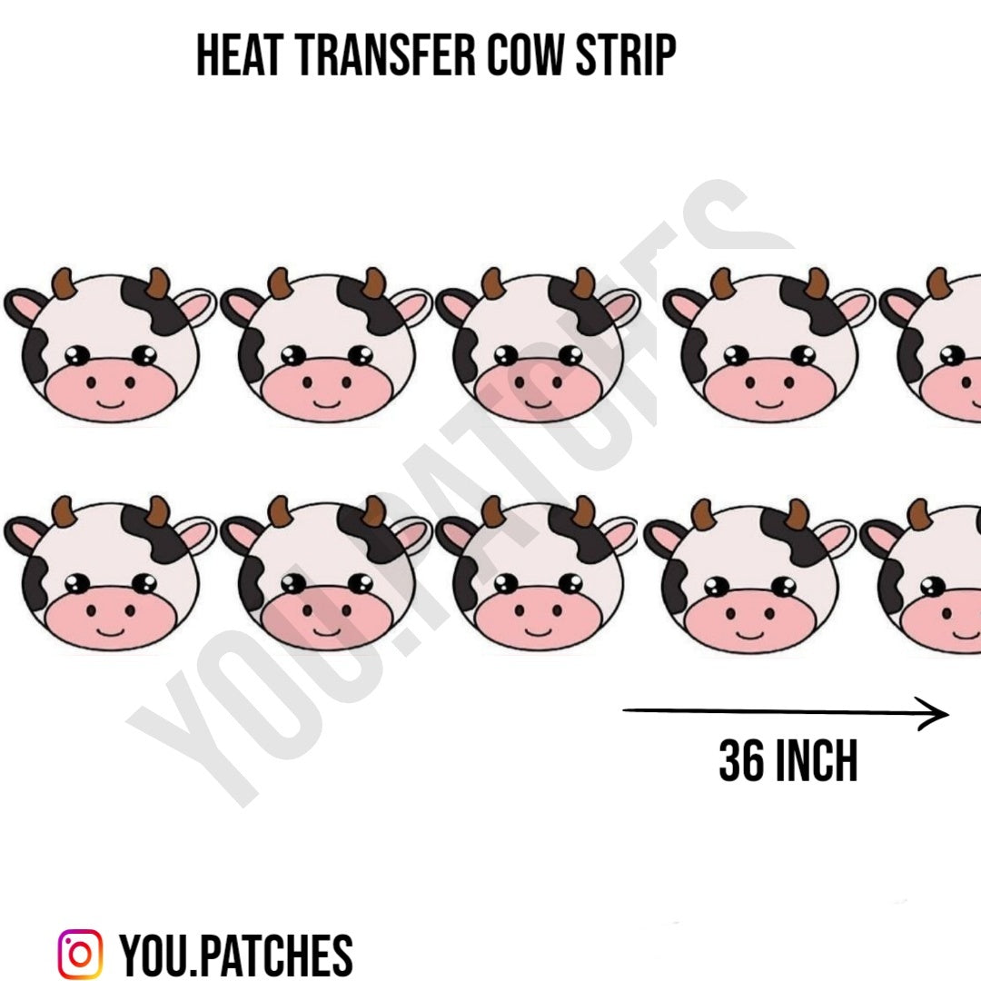 Heat Transfer Cow Strip