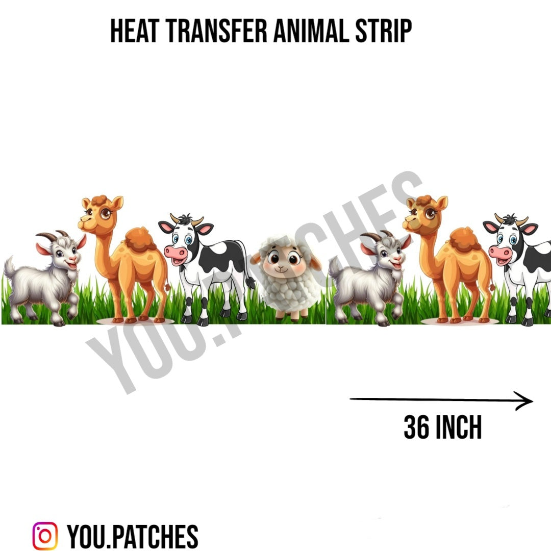 Heat Transfer Animal Strip