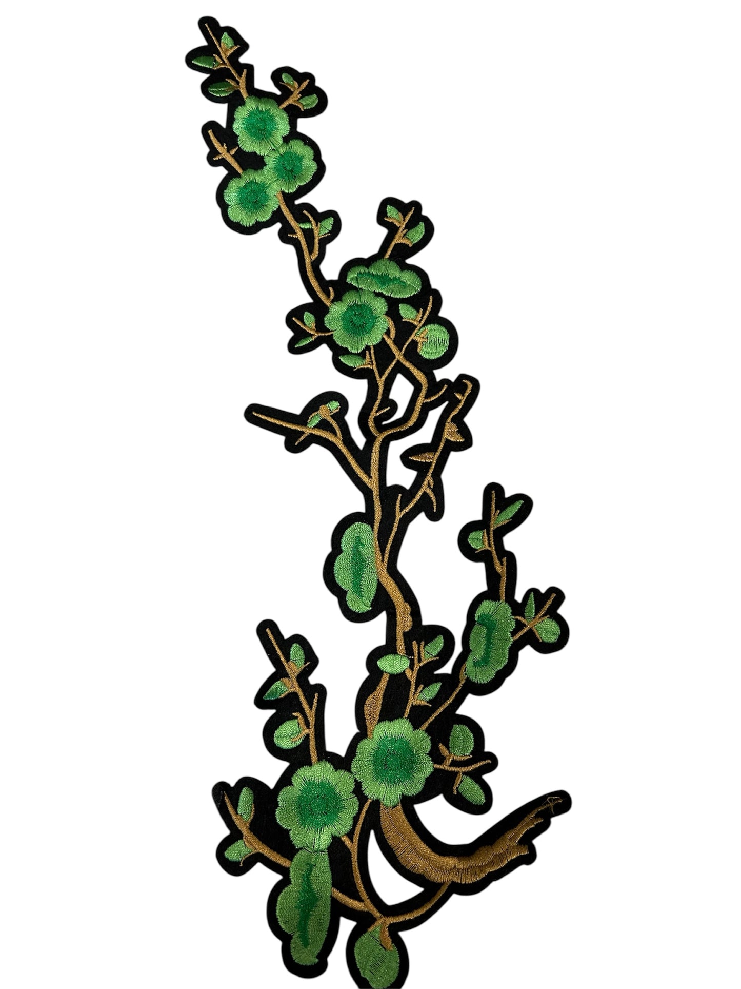 Embroided Iron On Flower Bail