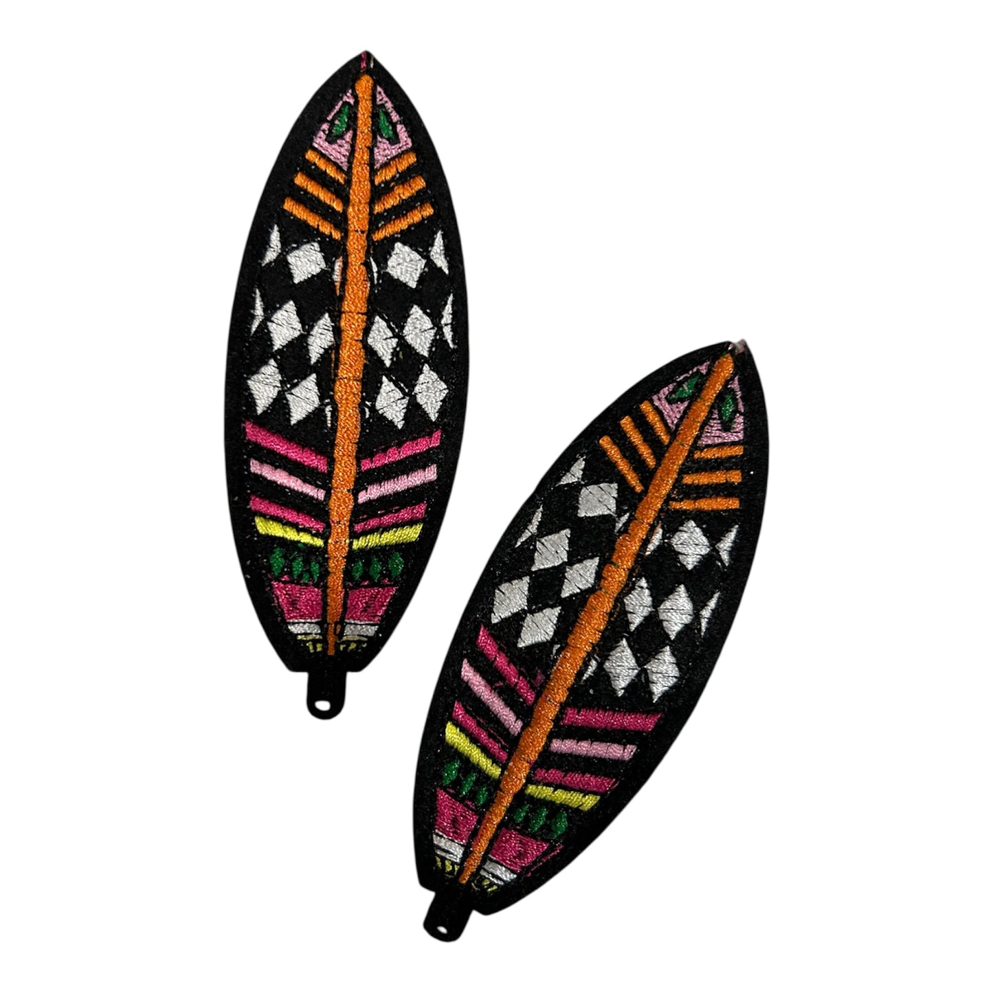 Embroided Leaf Patch (Pack of 2)