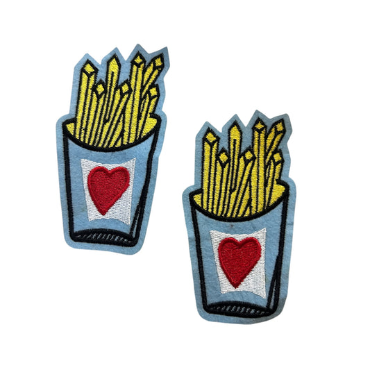 Embroided Fries Patch (Pack of 2)