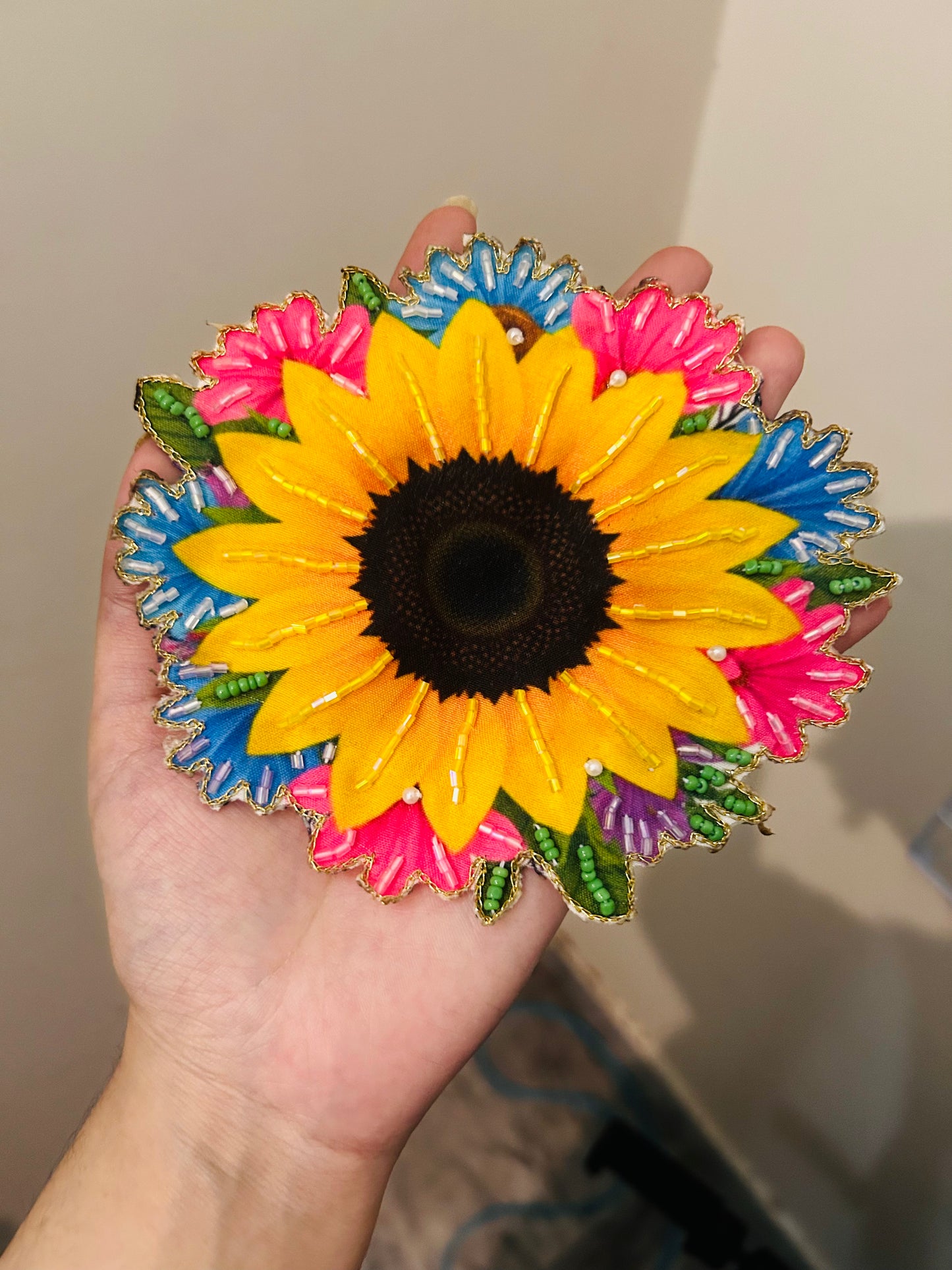 Embellished Sunflower Patch