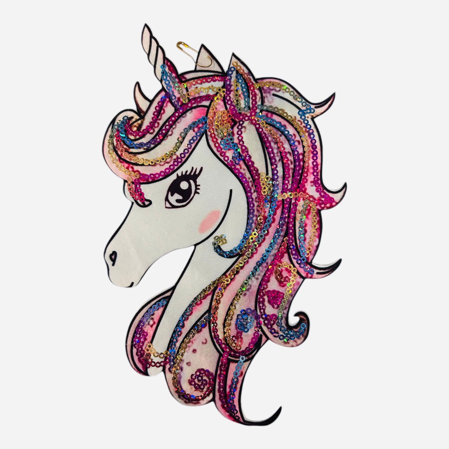 Fabric Sequenced Unicorn Patch