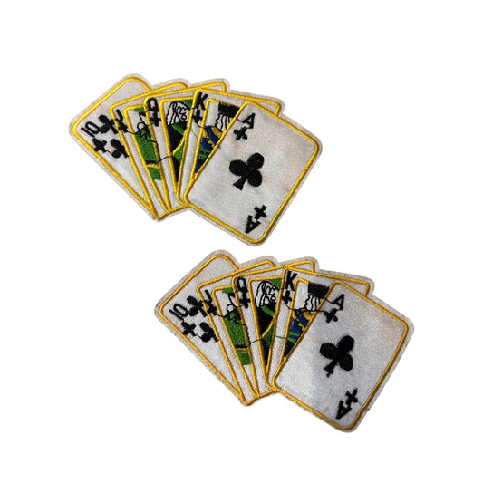 Embroided Cards Patch (Pack of 2)