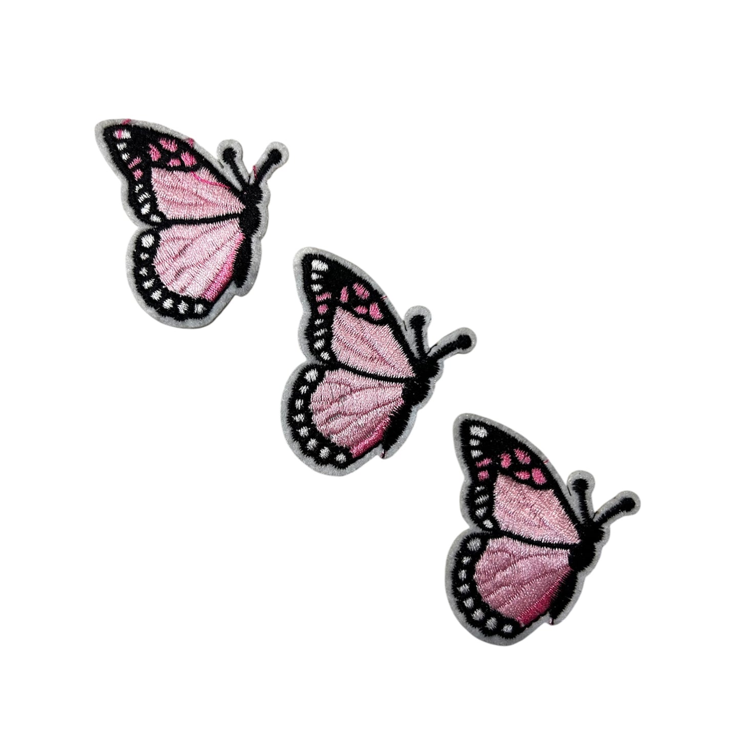 Embroided Iron On Butterfly Patch