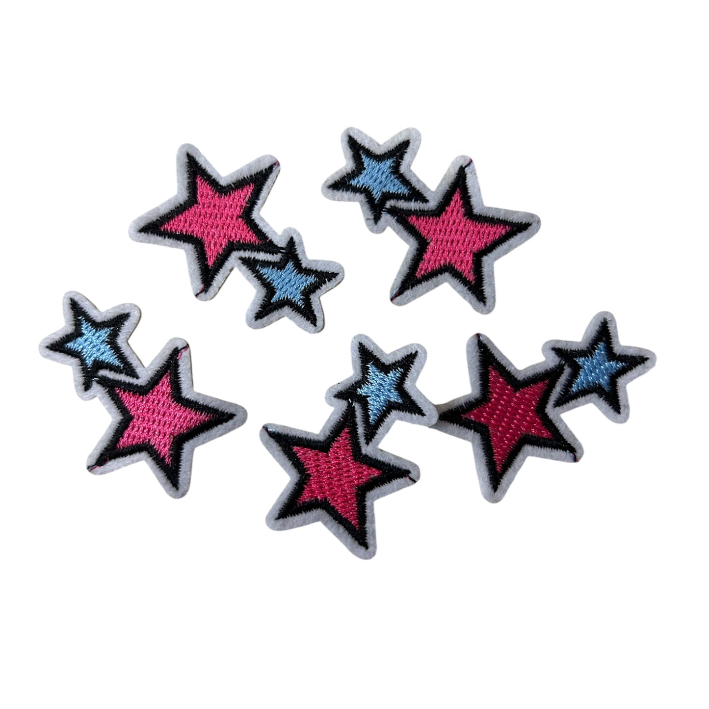 Embroided Stars (Pack of 5)