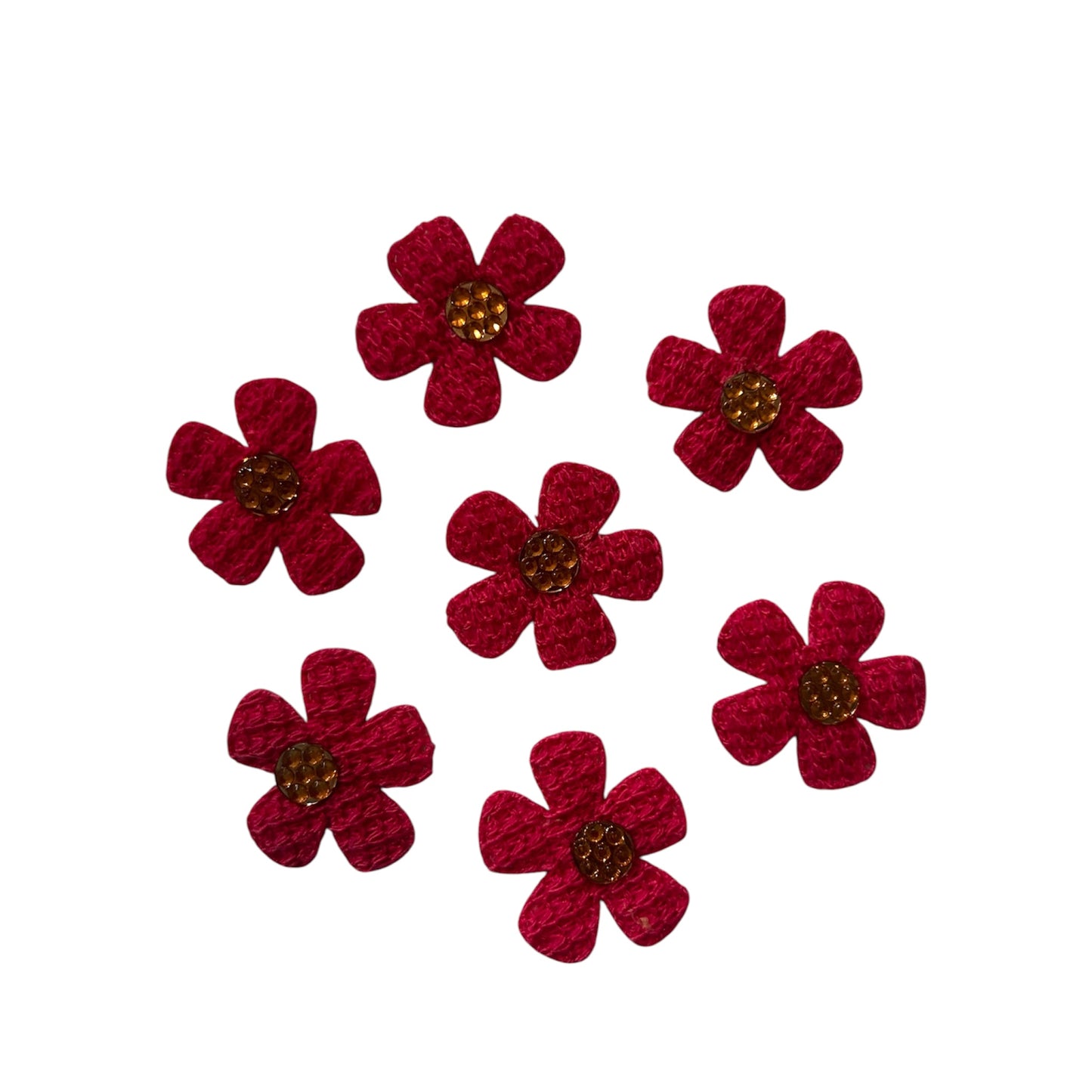 Shocking Pink Flowers (Pack of 10)