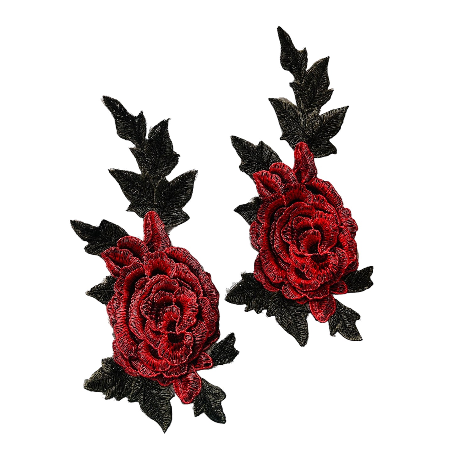 3D Embroided Flower Patch (Pack of 2)