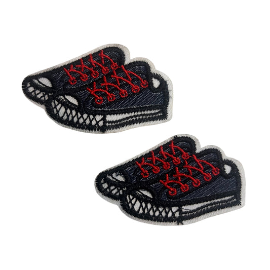 Embroided Iron On Shoe Patch (Pack of 2)