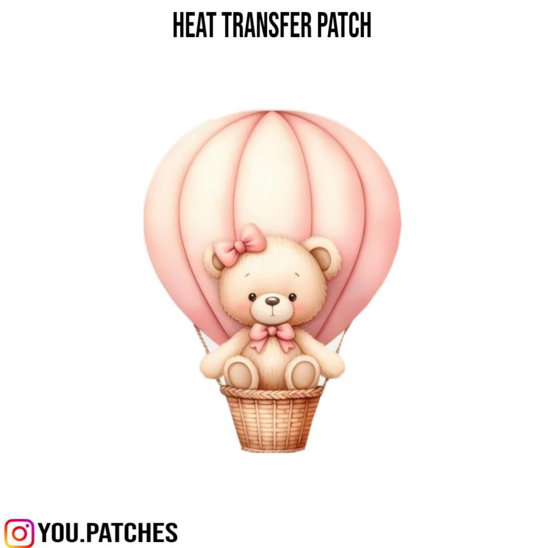 Heat Transfer Bear Patch