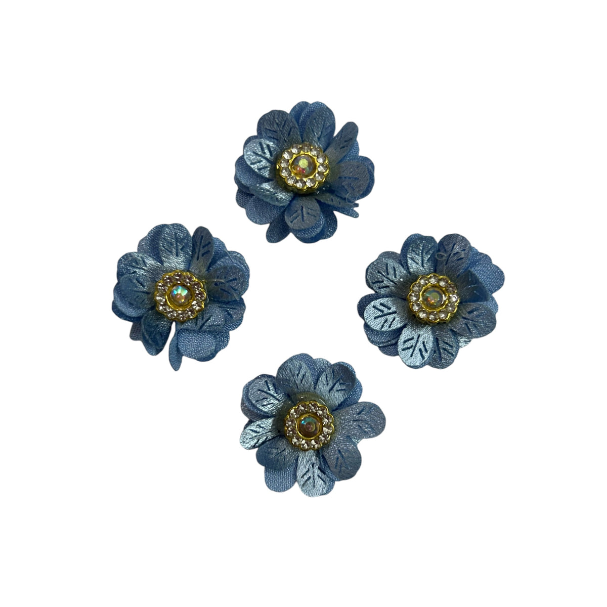Beaded Flowers Patch (Pack of 4)