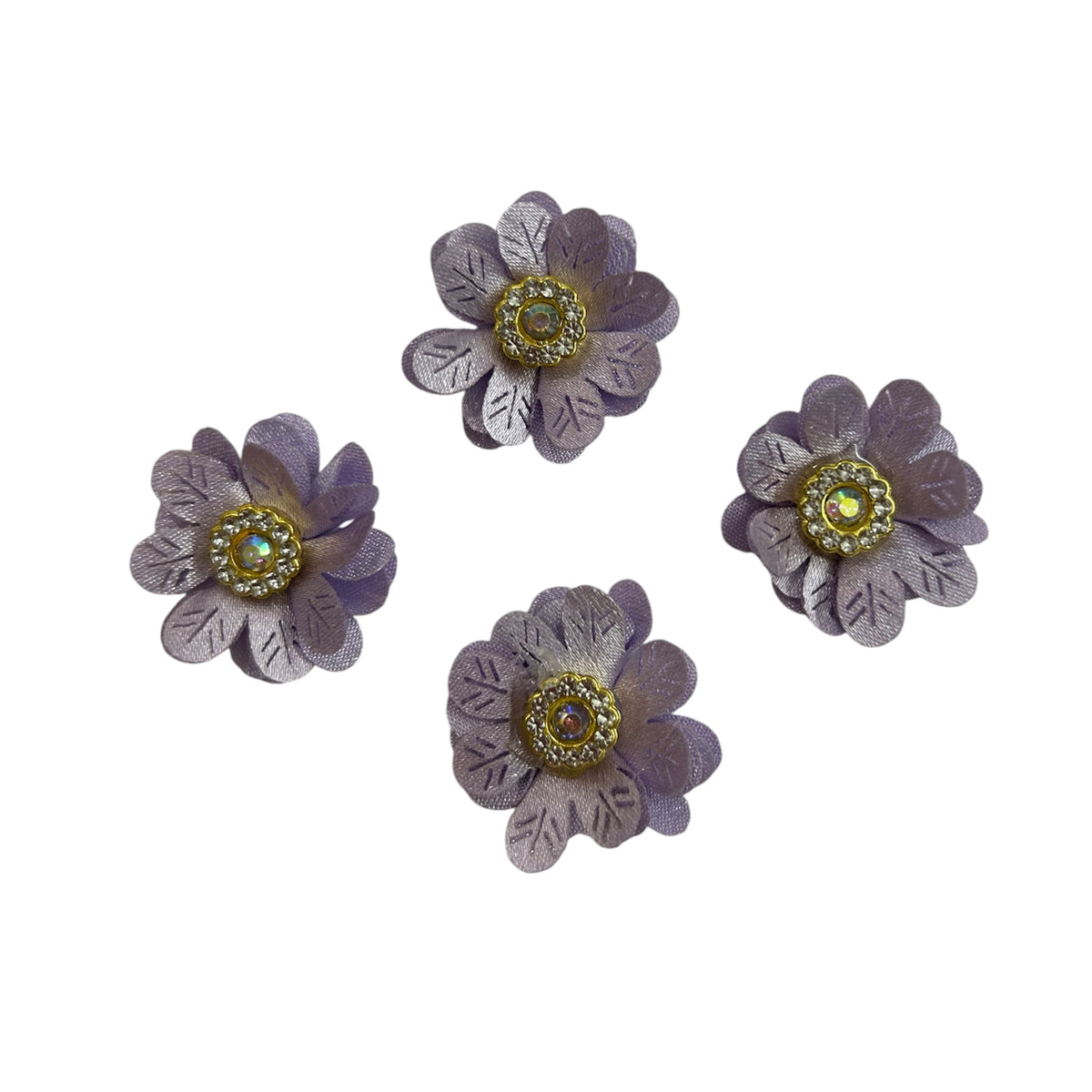 Beaded Flowers Patch (Pack of 4)