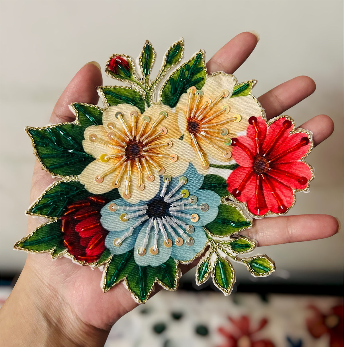 Embellished Flower Patch