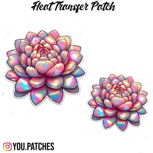 Heat Transfer Flower Patch (Pack of 2)
